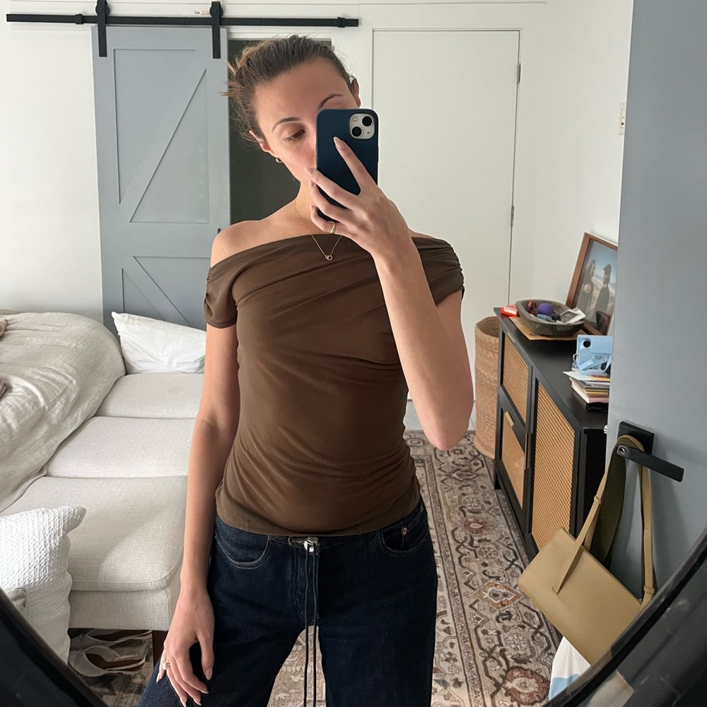 Reformation Off the Shoulder Top